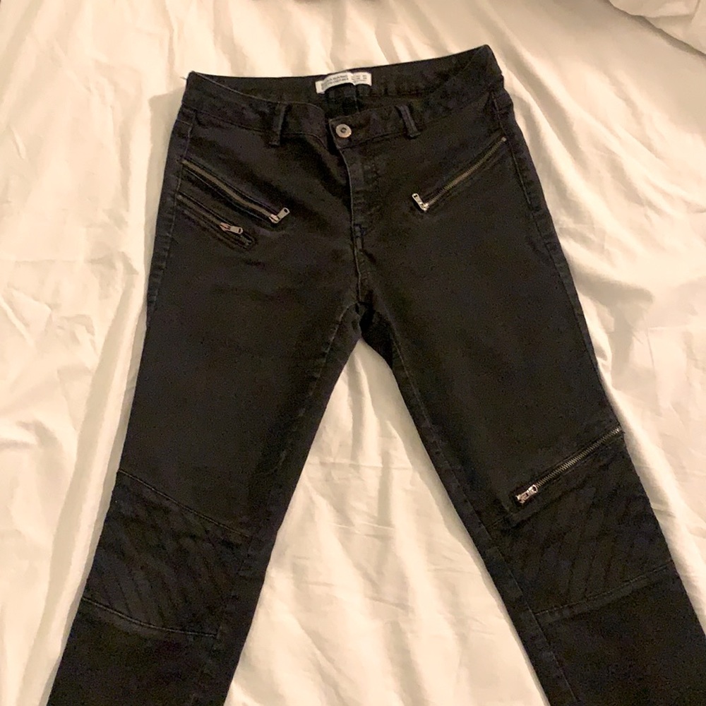 Zara black skinny pants